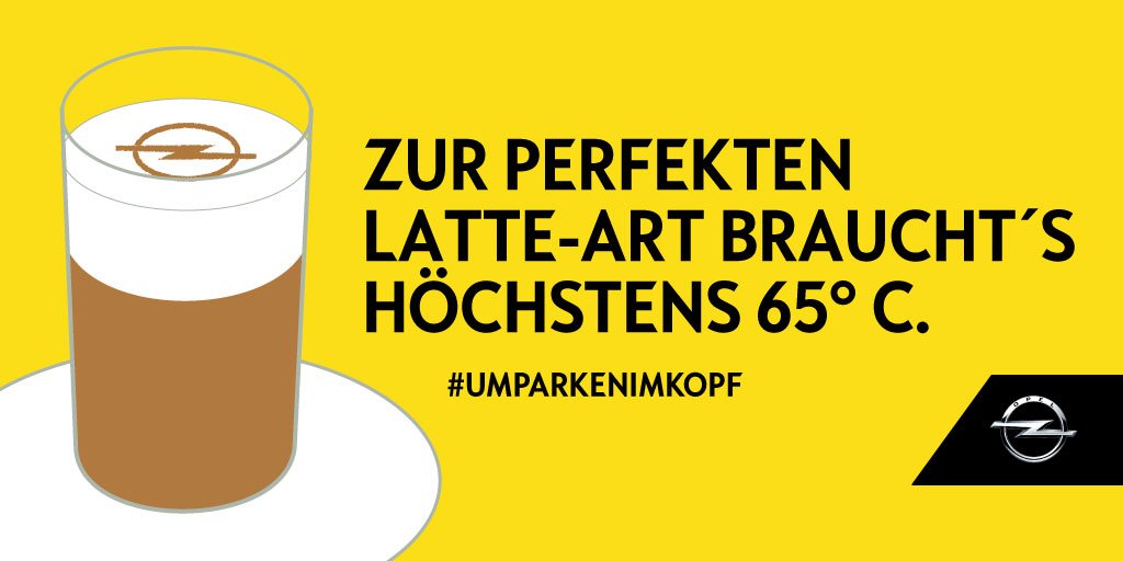 Zum Schaumschlagen gehört nur die richtige Temperatur: bit.ly/UmparkenImKopf…
