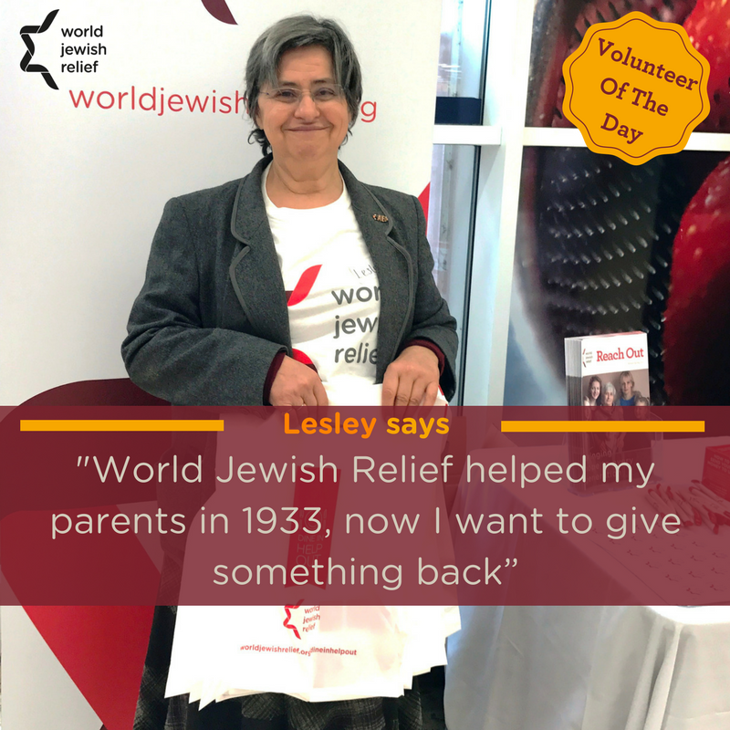 WJRelief's tweet photo. Celebrating #volunteersweek. Thanks Lesley for all you do to help incl. fundraising #bigbagpack & #dineinhelpout. We'd be lost without you. https://t.co/gXJXaLBnBA
