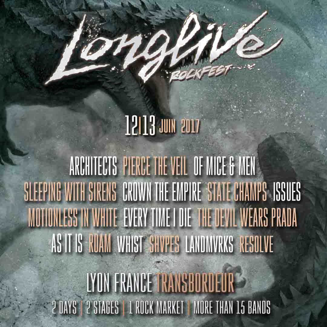 BFMLyon's tweet photo. 📆 AGENDA

Le @LongliveFest dédié aux musiques rock alternatives revient pour une 3e édition à #Lyon, 12 &amp; 13 juin au @letransbordeur #LLRF17 https://t.co/a1EcPajL7J
