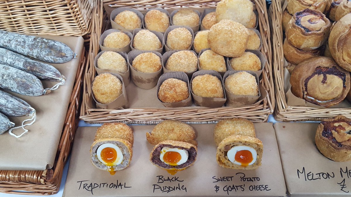 Back <a href="/SCFoodMarket/">Southbank Centre Food Market</a> behind the Royal Festival Hall today 12-8. Come get your <a href="/HappyBellyUK/">The Happy Belly</a> scotch egg fix.