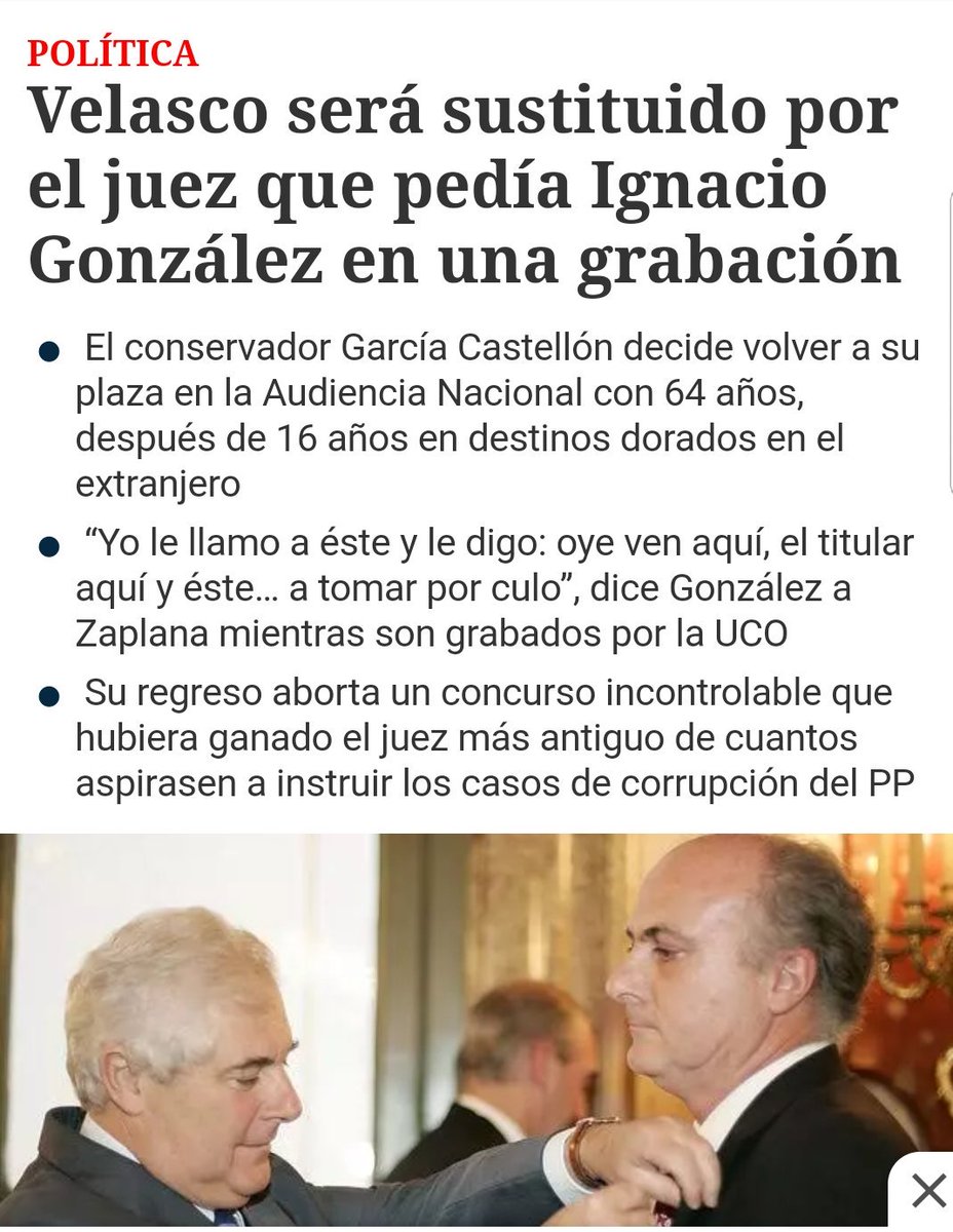 PilarHLuc's tweet photo. Los corruPPtos han perdido un fiscal ProCorruPPción pero ganan un juez amigo en la #operaciónLezo ¡Qué control de la Justicia! ES LA TRAMA🕵 https://t.co/A7dJ3yNSCS