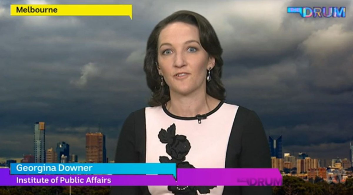 ABCthedrum's tweet photo. "There should be a lot more scrutiny of where @GetUp's donations have come from" @GeorginaDowner #TheDrum https://t.co/QTtCL8WvEG