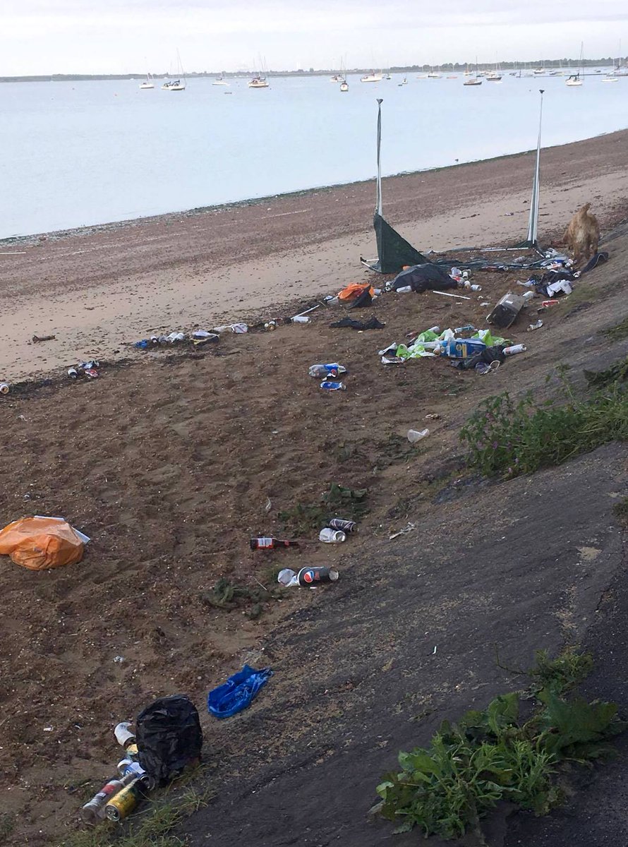 Your Southend on Twitter "This was Chalkwell beach on Monday morning