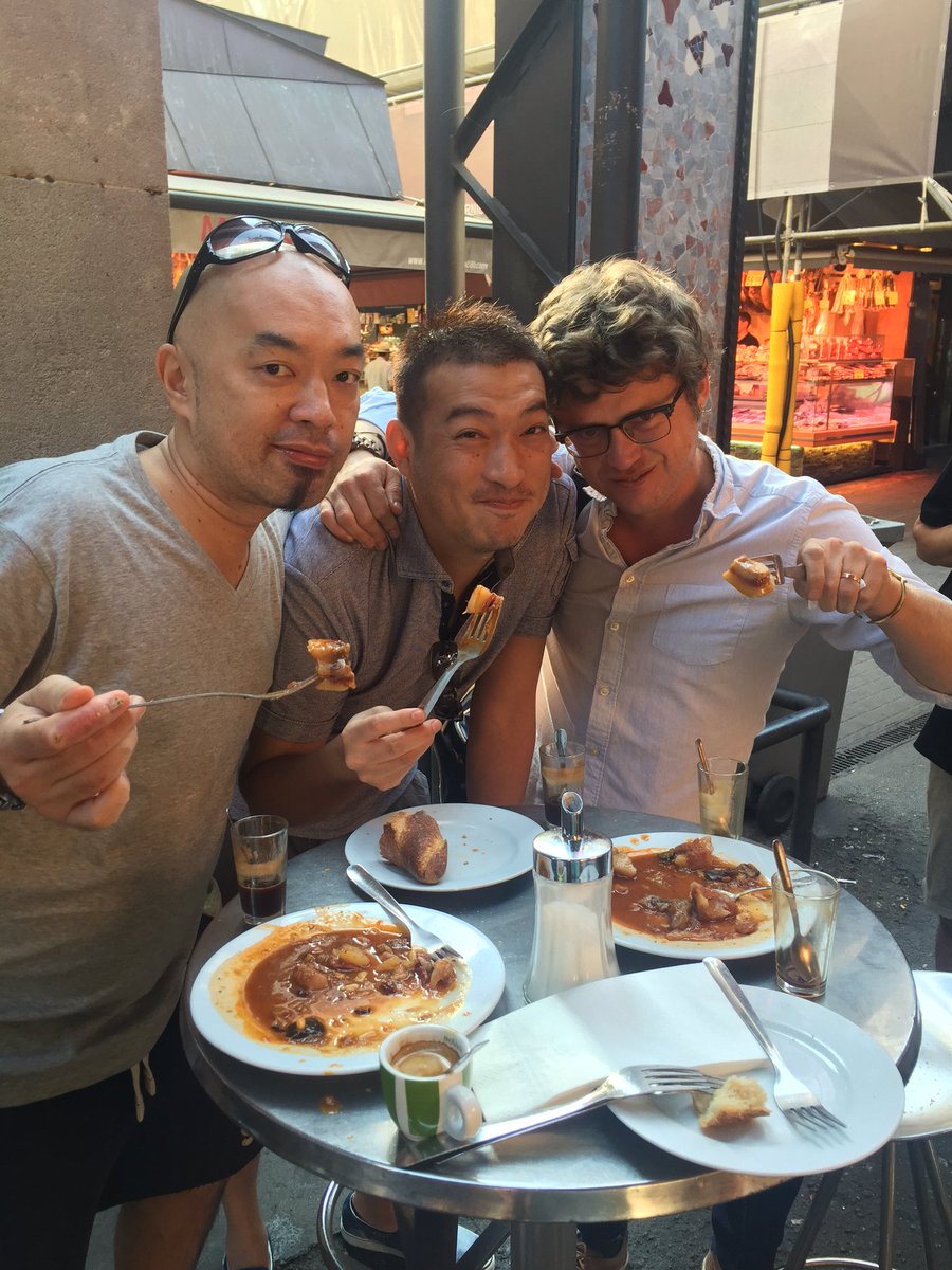 mdgoulding's tweet photo. The Shokunin come to Spain. Japan's top chefs land in Barcelona, ready to cook. Delicious things bound to go down. https://t.co/HfSQJudXYy