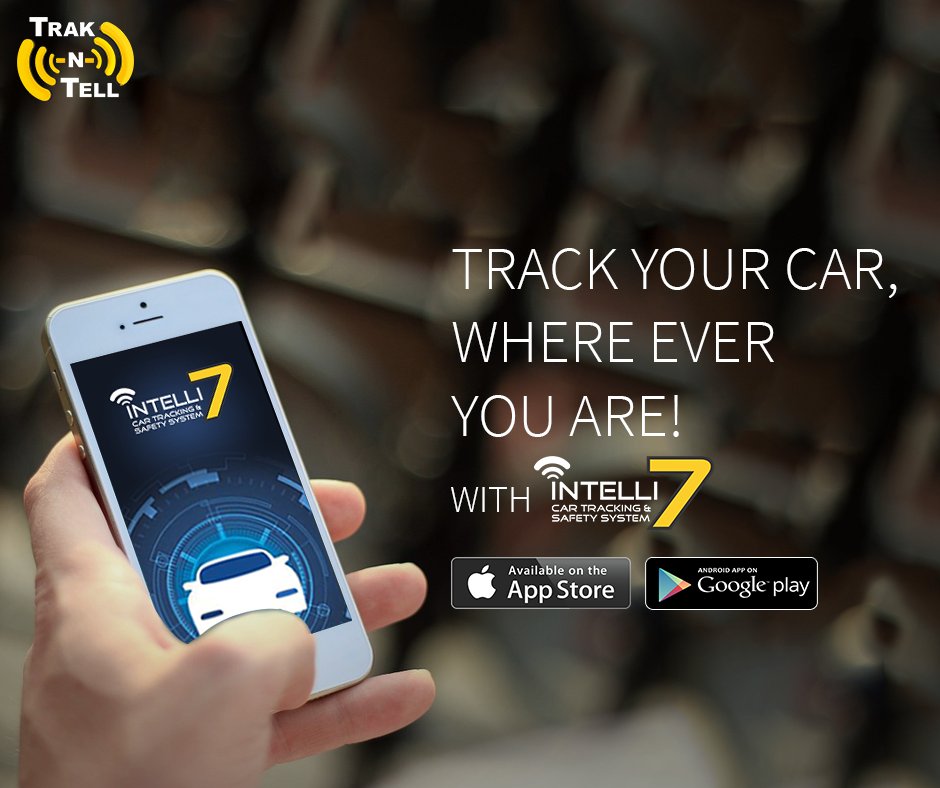 trakandtell's tweet image. Get the protection of Intelli7 for your car and download the Intelli7 mobile app today. 
#Intelli7 #CarSecurity #TNT