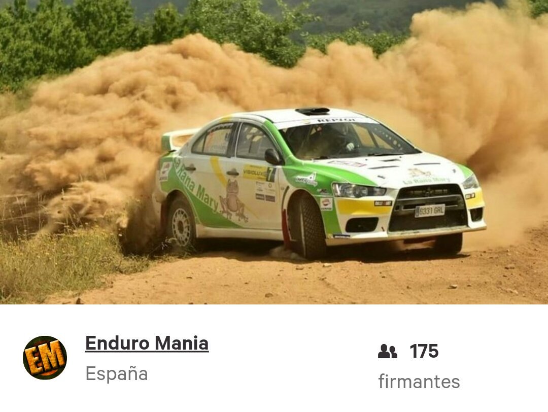 EnduroMania15's tweet image. Hemos conseguido más de 170 firmas en menos de 24h. ¡Muchas gracias! #CERT #ElBierzoEnElCERT ▶▶Firma aquí: change.org/p/rfeda-rally-…