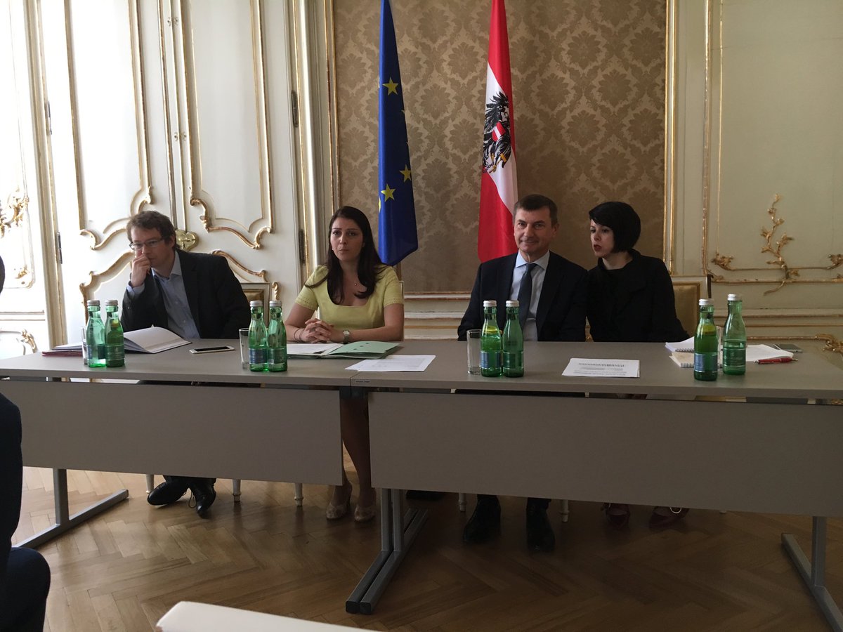 Sts Muna Duzdar trifft VizePres Ansip zu Digitalusierung in Wien