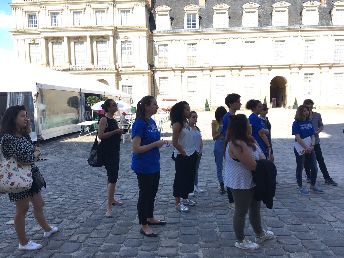 FondationCD's tweet image. Visite du Château de Fontainebleau dans le cadre du Festival de l'Histoire de l'art #FDHA
