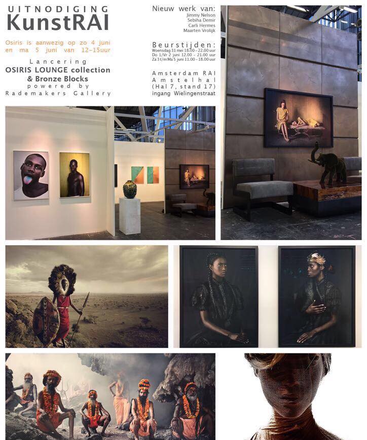 OsirisHertman's tweet photo. NEW! At art fair KunstRai Amsterdam: Osiris Lounge Collection &amp; Bronze Blocks. See Osiris on Sunday 4th and Monday 5th June from 12-15 pm https://t.co/q2cuiH2fmz