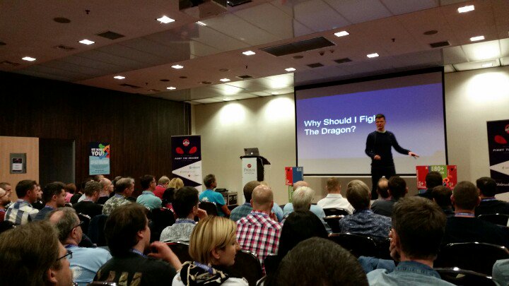 Thanks Alexander for the inspirational kick-off of #JAB17 Let's fight some dragons together!