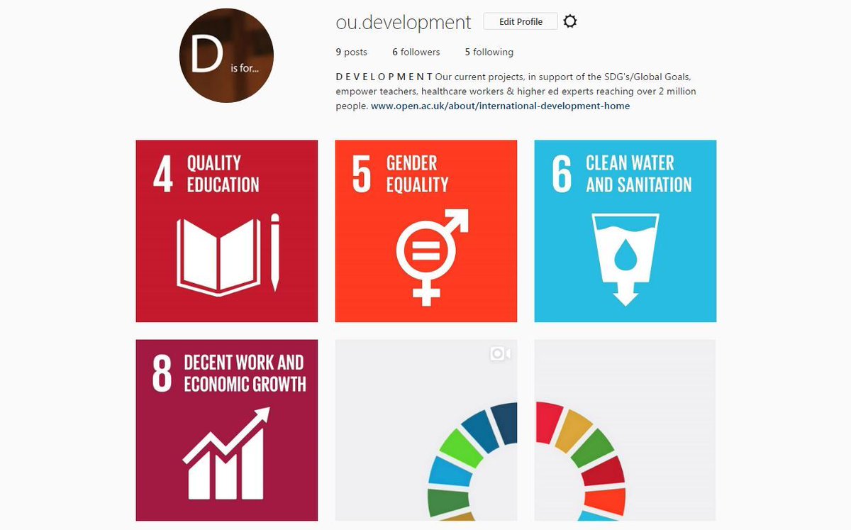 OpenUniversity's tweet photo. Did you know the OU works in intl development? Follow the #OUphabet link and see how our work fits the #GlobalGoals: https://t.co/zlg3fDXpde https://t.co/SwhJxNxBSw