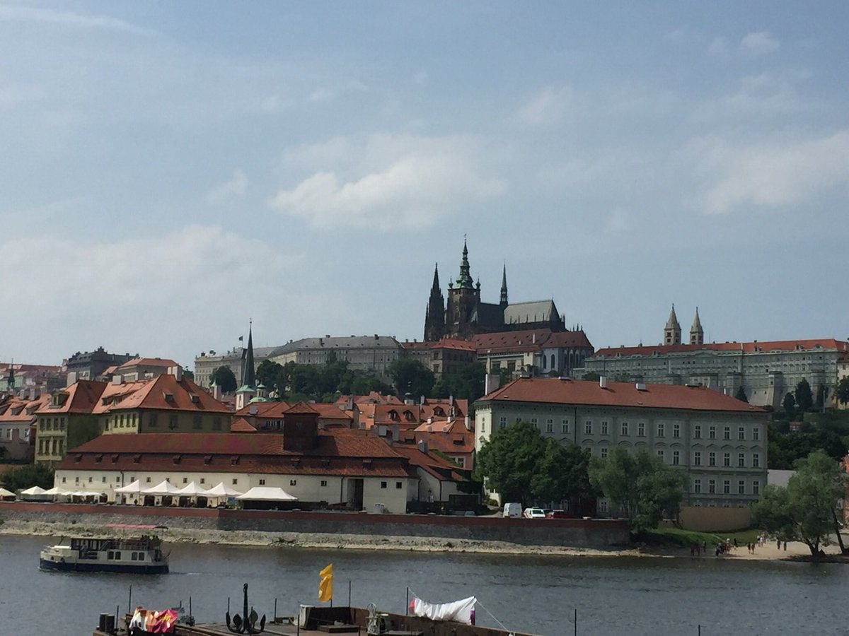 therealTommyOMG's tweet photo. Prague castle in the distant.  Prague,Czech Republic https://t.co/DCSE92c6VM
