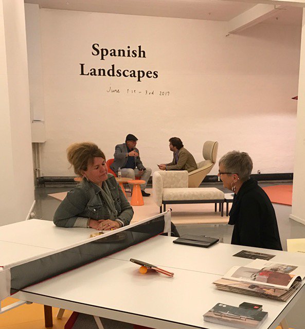 InteriorsSpain's tweet photo. Second day of  #spanishlandscapes exhibition at Evaristti Studios #Copenhagen #3daysofdesign2017 https://t.co/F62vS7dHdM   #SpanishDesignDK https://t.co/FcCjd3D2XD