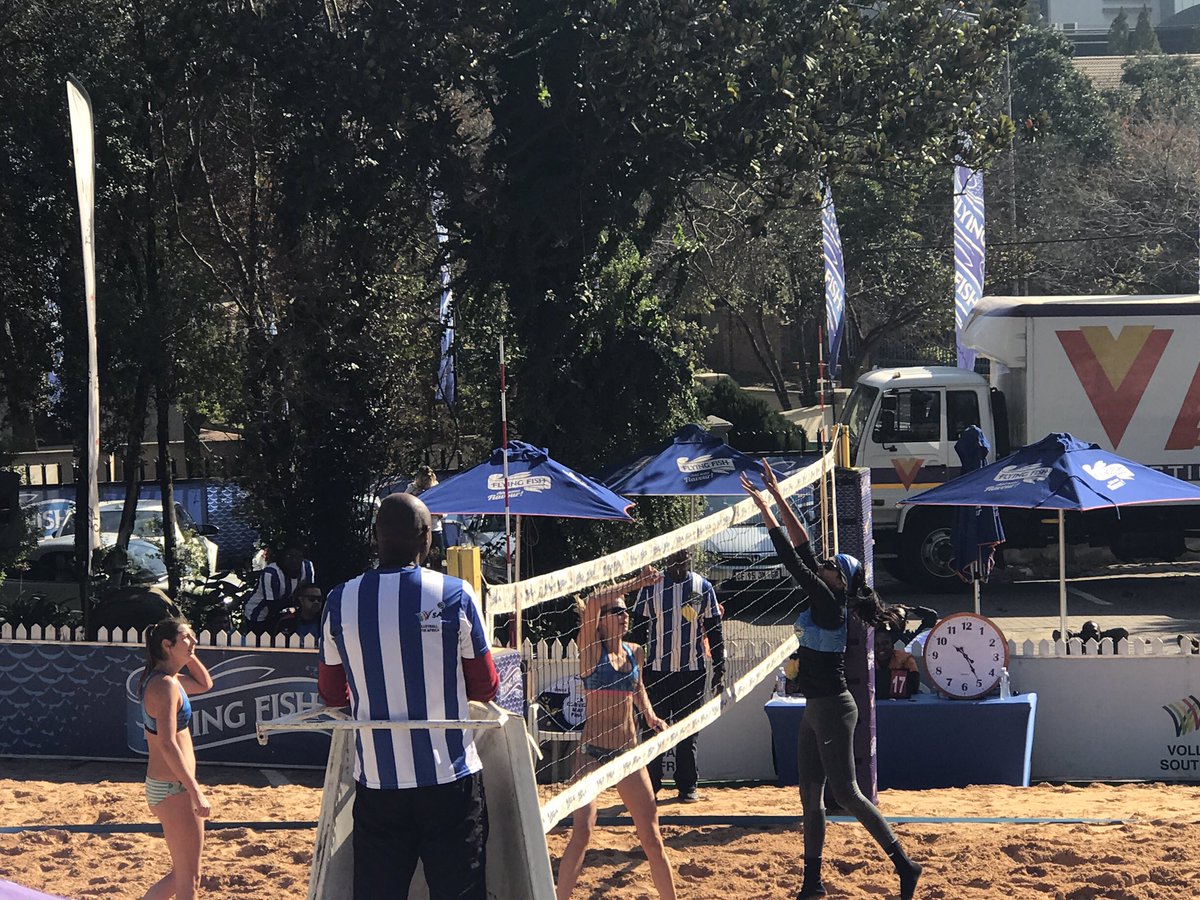 beachVBseries's tweet photo. First ladies match underway. @Liannev86 and @DiekeHessels leading #Sashnee and #Raycine 

#beachVolleyball #beachvbseries https://t.co/xLaOLHUaT4