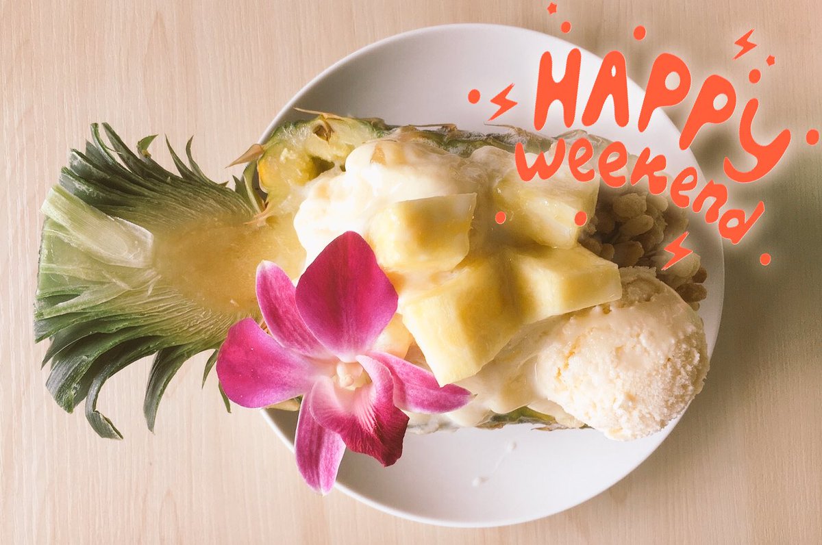 ficoandpomum's tweet photo. 【青山店】夏限定のパイナップルボート🍍🍍トロピカルな味をお楽しみいただけます🌞
#ficoandpomum #pineappleboat https://t.co/ziWM0s9rPs