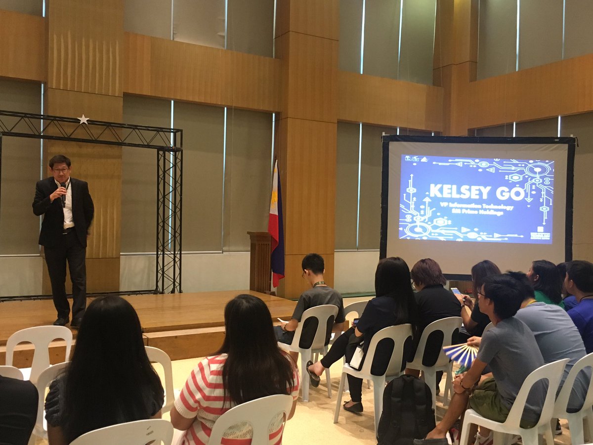 ccsmonth2018's tweet photo. To our next Speaker sir Kelsey Go #SITE #CCSweek #CodeSpectrum https://t.co/E02wnP7elE