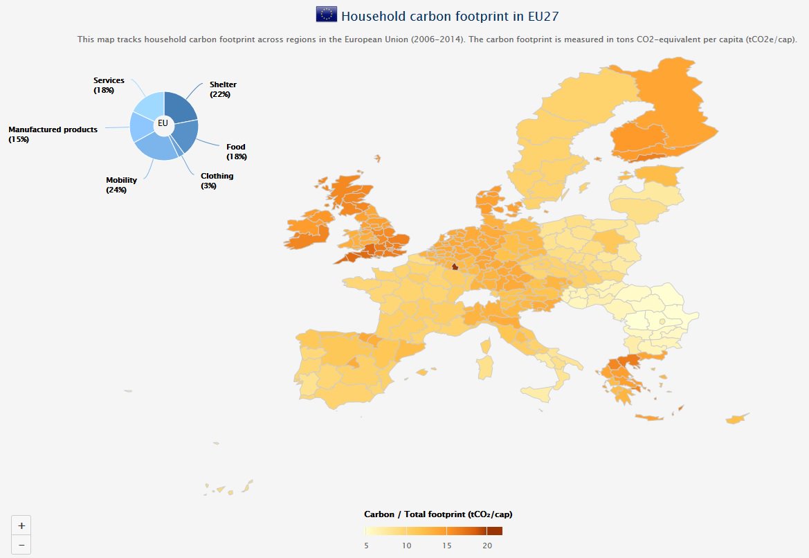 KlimaoG's tweet photo. The carbon footprint of EU regions (interactive maps). #Klima, #CO2 https://t.co/2kZckJww28 https://t.co/qmaneYIVuj