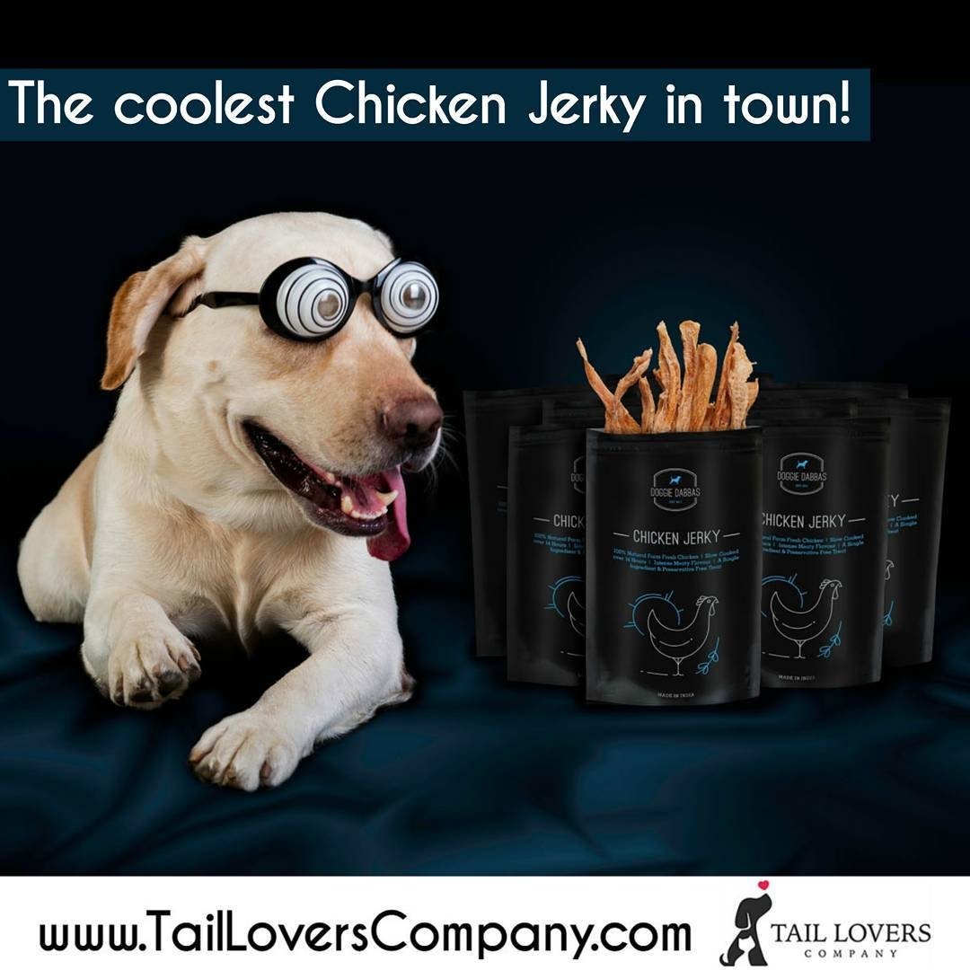 tailloversco's tweet photo. Pure Chicken, Pure Indulgence!😋
These droolsome jerkies are the best treats for ur furries! Available across TLC Delhi, Bangalore, Pune. https://t.co/RrRWs9dnsv