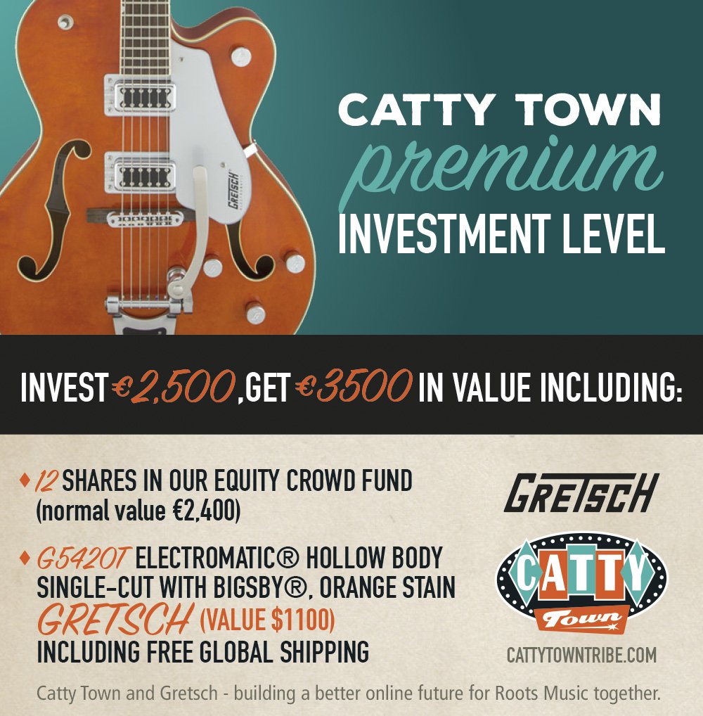 CattyTownTribe's tweet photo. GRETSCH GONE TO A HAPPY HOME:
We recently sold our first Gretsch Level Investment in the Catty Town Tribe Crowd Fund.
JOIN THE TRIBE...... https://t.co/lhlfC1wEFq