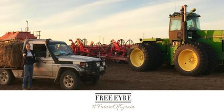 FreeEyreLtd's tweet photo. #FutureOfGrain star Rochelle Wheaton has been busy on her family farm in #StreakyBay. READ: https://t.co/7ayPUqkj8t @GRDCSouth @NSW_RWN https://t.co/athQGrzSEa