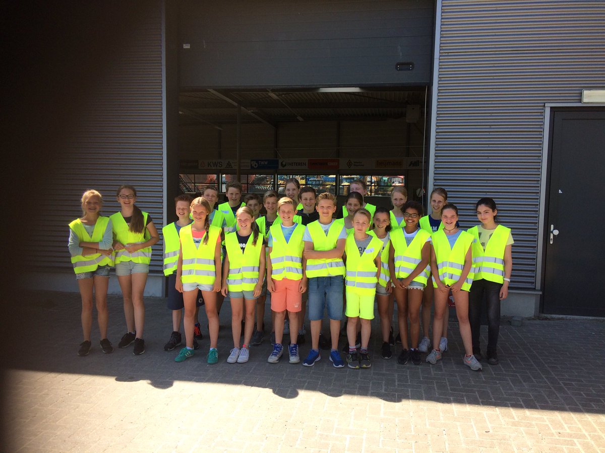 Gisteren weer een enthousiaste groep 8 ontvangen, basisschool de drie-eenheid Oldenzaal. @TWW_Oldenzaal over 2 weken komt hun andere groep!