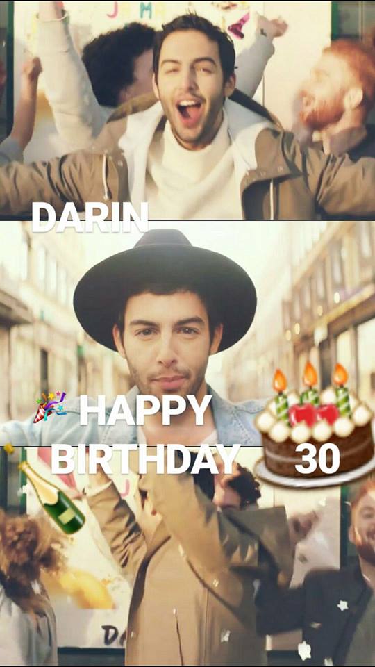 DarinGlobal's tweet photo. 364 days a year, you enrich our world and our lives. Today is your day dear @Darinofficial we love you from the heart,GRATTIS! #Darin30 🎉♥️ https://t.co/bqfW3TRMPc