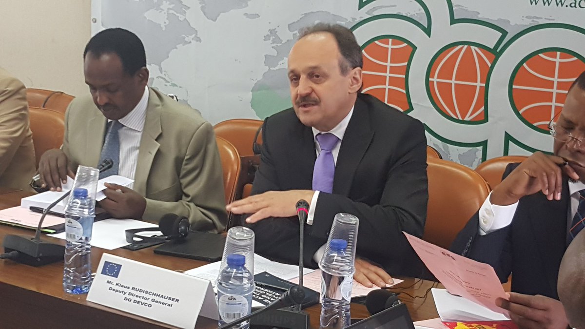 PressACP's tweet photo. @rudiskl @EU_Commission highlight unique nature of #ACPEU partnrship -only legally binding treaty of its kind for 28+79countries #ACPDay2017 https://t.co/cdyRCZGNwT