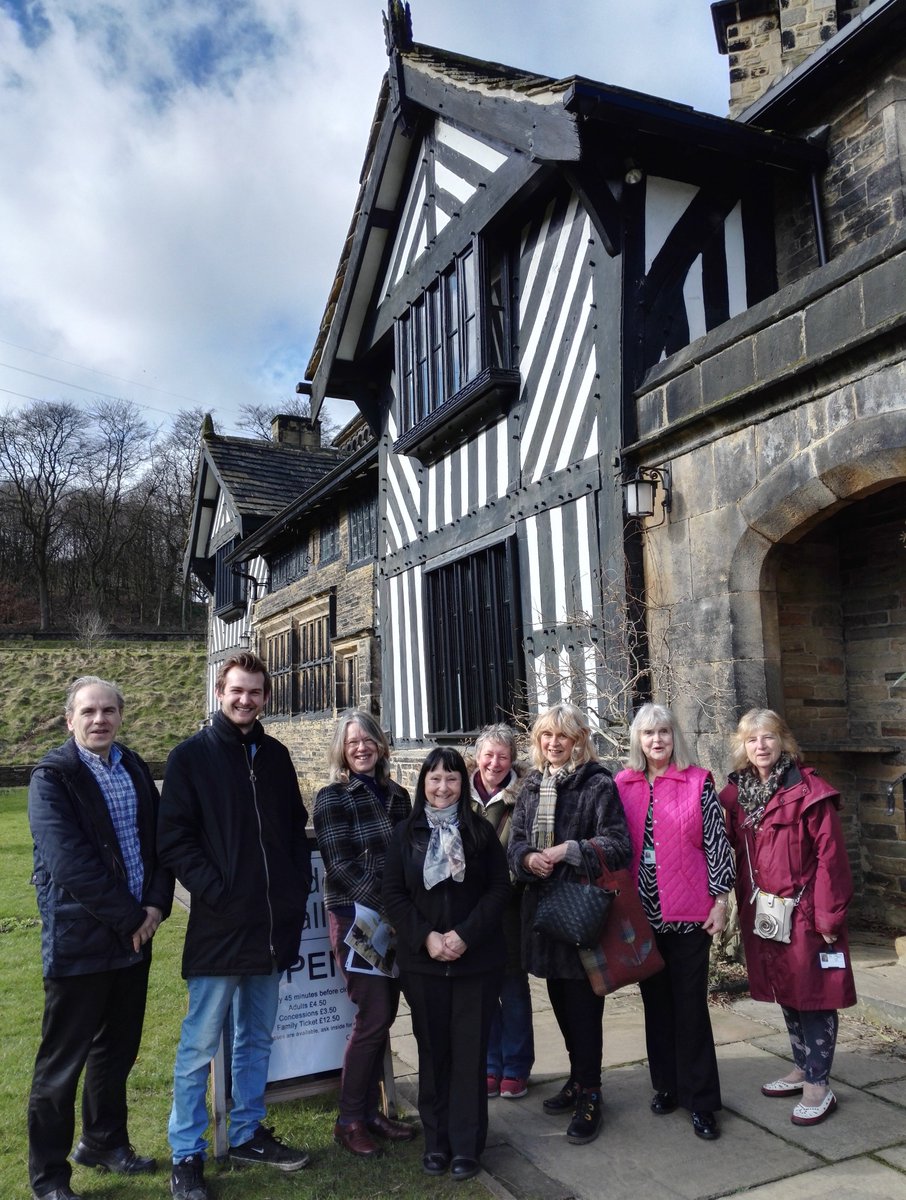 BankfieldMuseum's tweet photo. Remembering when our volunteer room stewards at #ShibdenHall gave a tour to #CMBClibraries Ambassadors, lovely day! #VolunteersWeek #Halifax https://t.co/x4HUPs2MrO