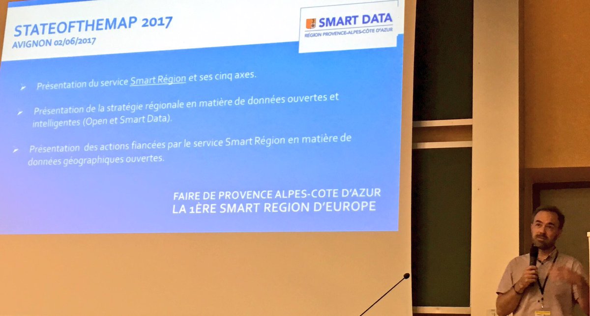 OpenSolarMap's tweet photo. Durant @sotmfr retour sur @OpenSolarMap par @OpenPACA comme exemple de soutien au projets innovants.
Beaucoup de choses faites depuis ! https://t.co/QkAOF4sryC