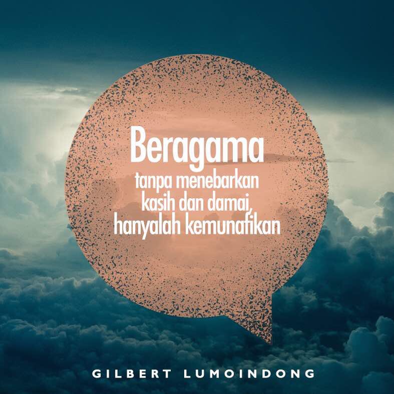 PastorGilbertL's tweet photo. Marilah menebarkan kasih dan damai https://t.co/JHbkW3iVSt