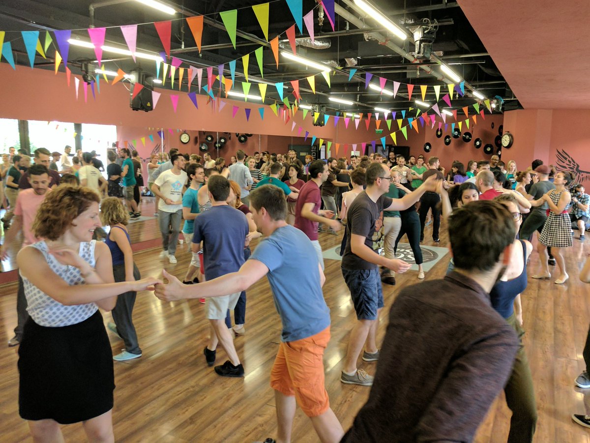 gswingbroadcast's tweet photo. Sofia Swing Dance Festival 2017 has started! ๐ Tonight we will watch awesome performances and we will share them with you ๐บ๐
#SSDF2017 https://t.co/Ldq5ozOXHh