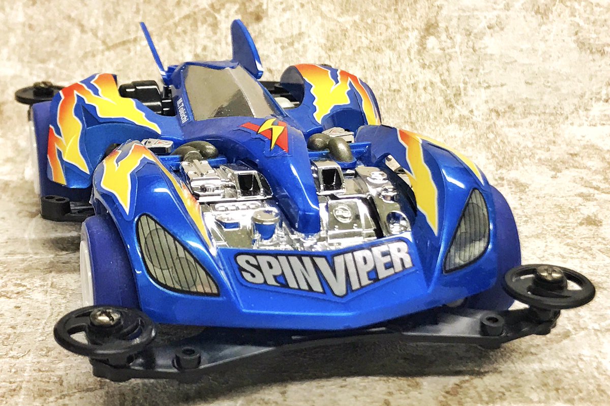 ミニ四駆 7月の新製品】スピンバイパー パールブルースペシャル （VS