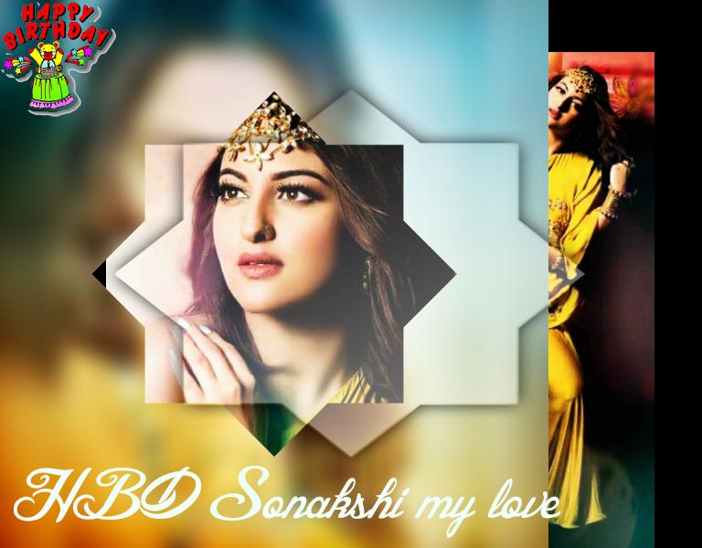 HBD Sonakshi Sinha 
Happy birthday my inspiration my love idol love you frm bottom of my heart  