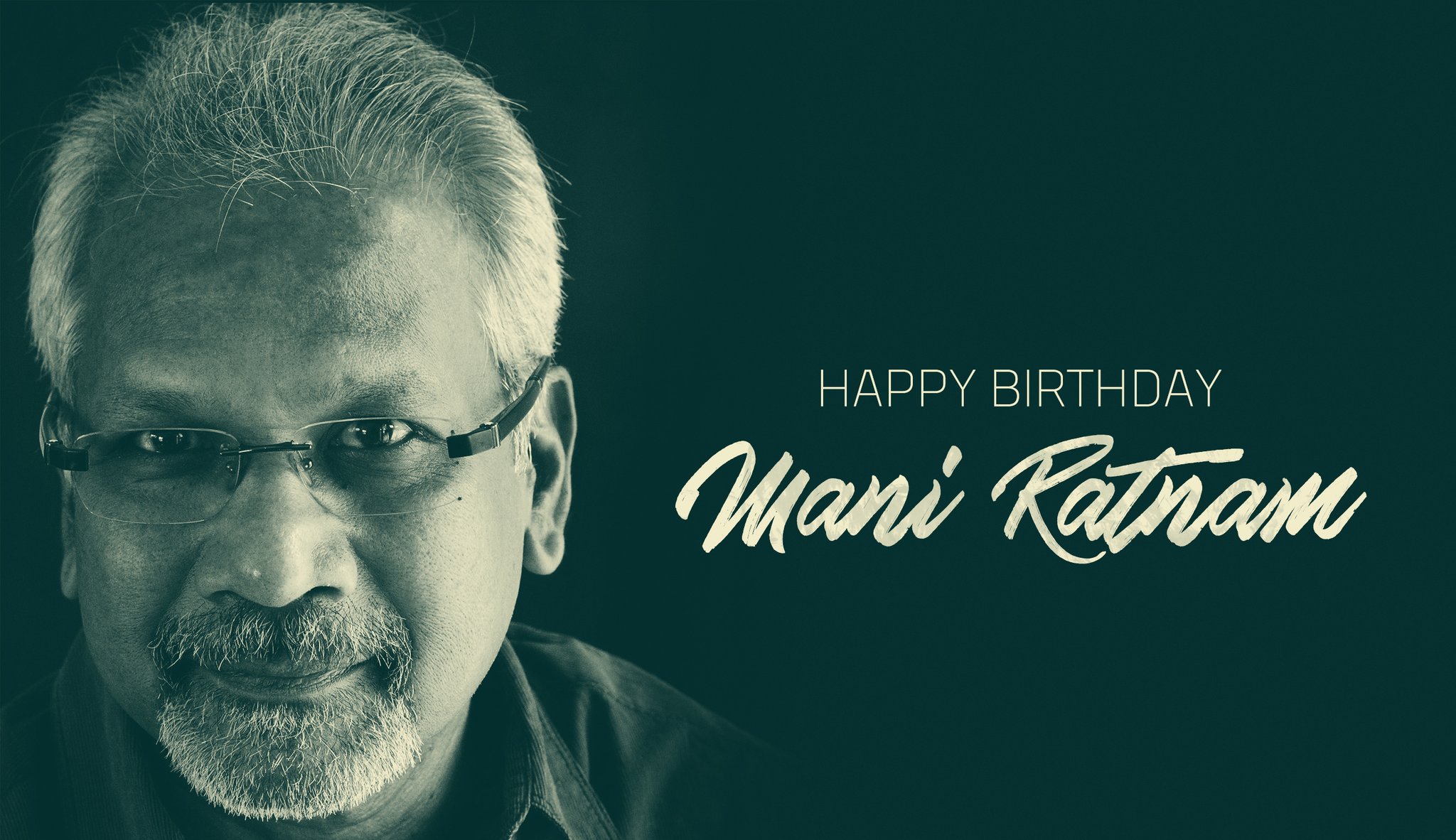 A very happy birthday to the legendary Mani Ratnam sir... 