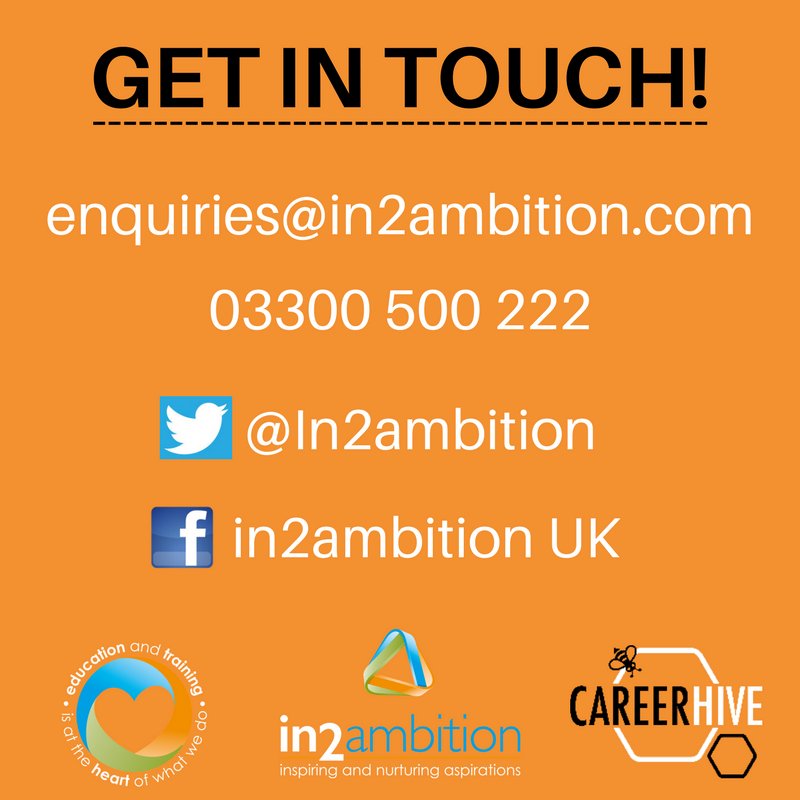 In2ambition's tweet photo. Hello #ConnectFriday! Why not connect with your local schools and spend just 2 hours speaking to students at an event? Get in touch for info https://t.co/qKuMU3lLlJ