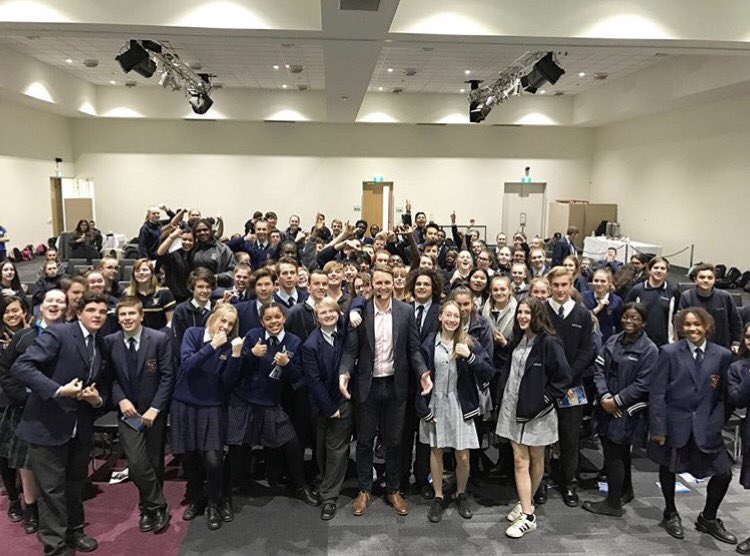 Great talking to Y9 students. I hope they enjoyed my story and are inspired to be the best they can be! <a href="/yLeadAustralia/">yLead</a> #resilience