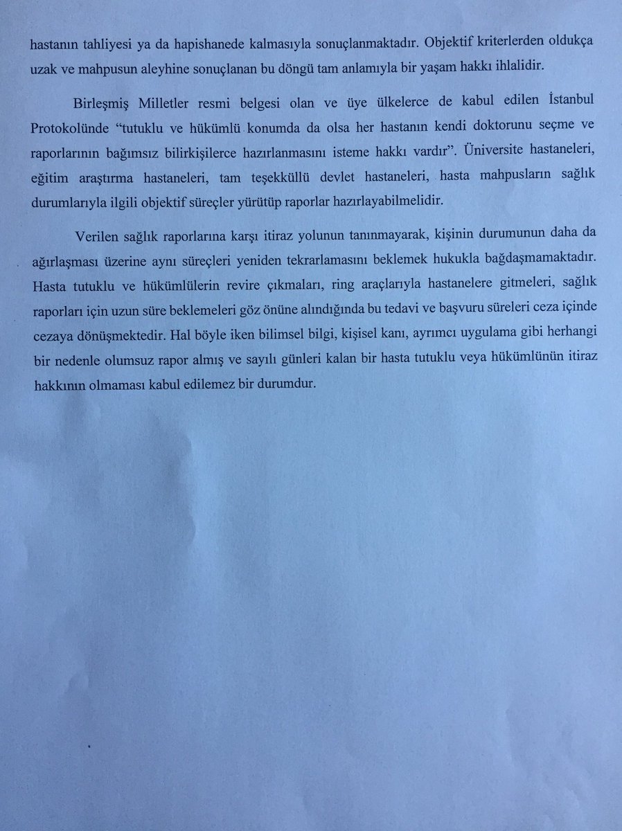 berdan_ozturk's tweet photo. Hasta mahpusların sağlık hakkının engellenmesi konusunda kötü bir sicile sahip olan Adli Tıp Kurumu için araştırma komisyonu istedik https://t.co/YrkepsnWjN