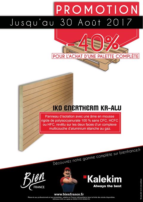 Bien_France's tweet photo. SUPER #PROMOTION sur IKO enertherm ALU ! Exclusivement sur bienfrance.fr ! https://t.co/1guUNByJxU