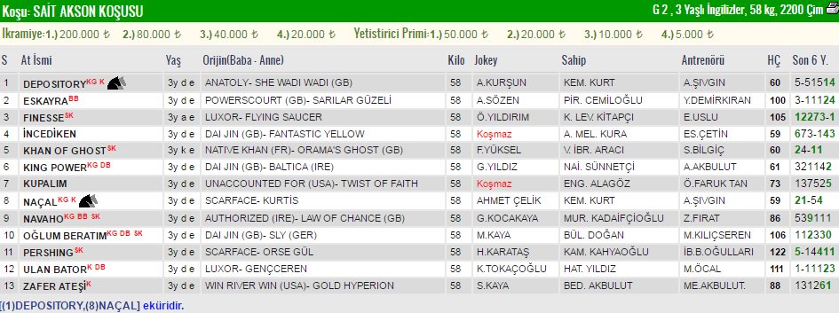 Sait Akson ve Kısrak koşusu deklaresi