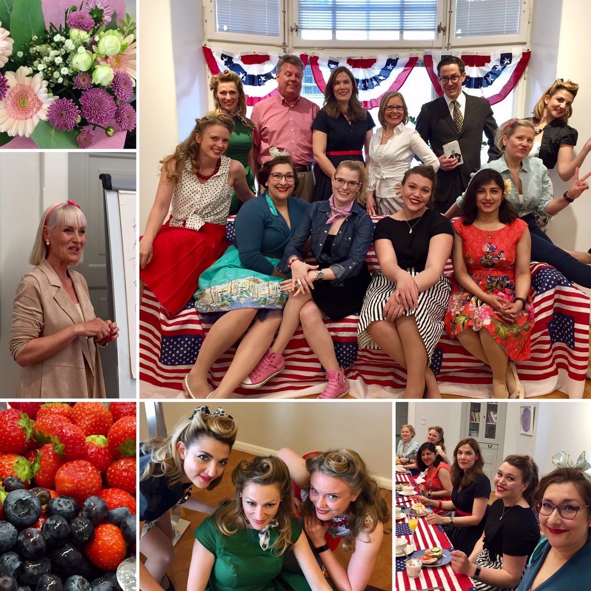 amchamwatch's tweet photo. Rain or shine, Amcham Summer with the 50s is here! Professional development w/MarikaBorg1 and spring reflections w/The Team!#ReachFurther https://t.co/GJkh2Vcoii