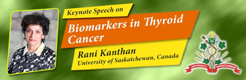 GlobalCancer17's tweet image. #Biomarker 2017 is happy to announce  a #Keynote #speech on : "#Biomarkers in #thyroid #Cancer ". Join us and let the world hear your talk.
