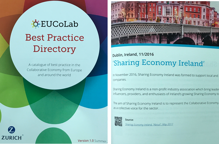 SharingEconIE's tweet image. Delighted to be listed in &apos;Best Practice Directory&apos; of Collaborative Economy initiatives from Europe &amp;amp; around the world. @DelanyLuc #EUCOLAB