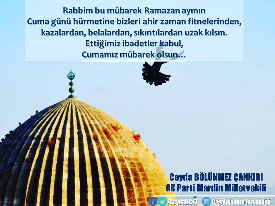 CeydaBC35's tweet photo. Rabbim #Ramazan ayının #Cuma günü hürmetine bizleri ahir zaman fitnelerinden,kazalardan,belalardan,sıkıntılardan uzak kılsın #HayırlıCumalar https://t.co/7SyWdObQnx