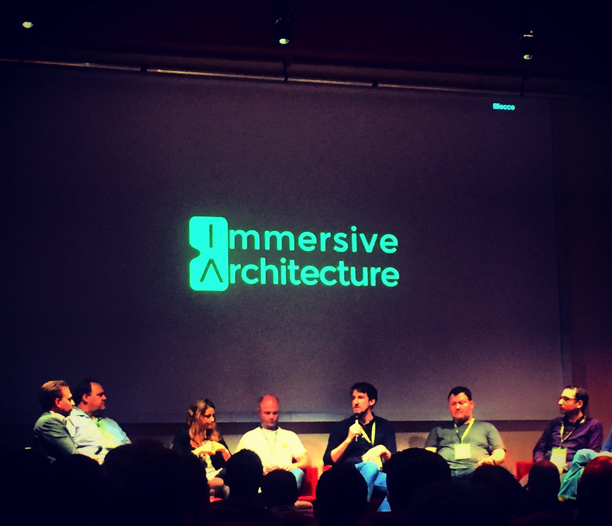 _ArqVR's tweet photo. Very productive first day at the Immersive Architecture conference in Venice! @ImmersiveArch #ArqVR https://t.co/TEe7px632y