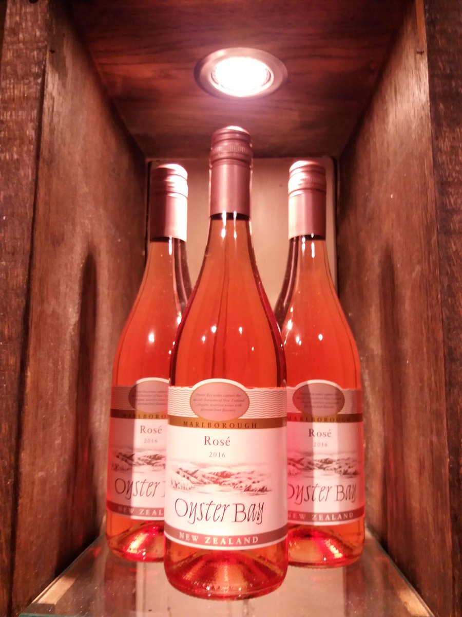 sprotbroughboat's tweet photo. You've had the New Zealand weather.
Now try their local produce: Oyster Bay Rose.

It pairs perfectly with a friday evening off work.
#wine https://t.co/ipvPheiYWR