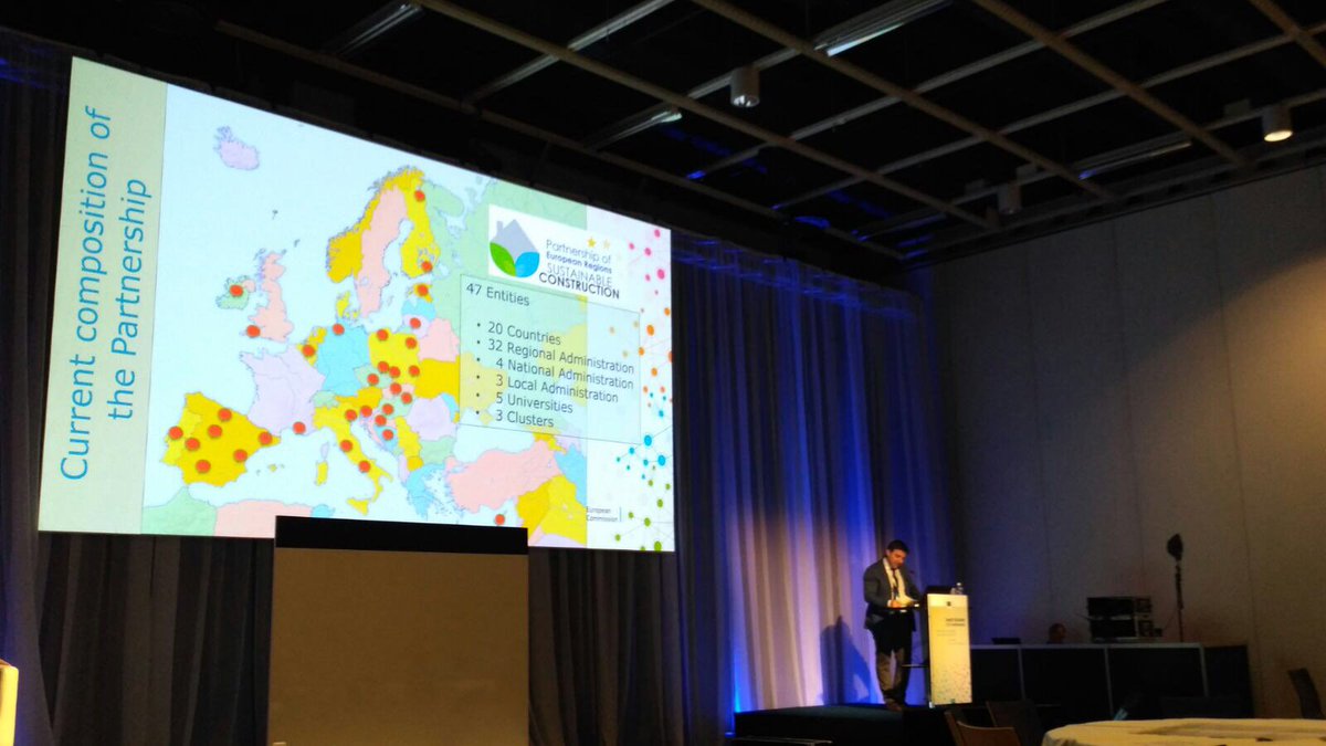 EnergiaAnd's tweet photo. Hemos presentado en #SmartRegionsConference el Partenariado de Regiones Europeas sobre #EdificaciónSostenible que lideramos desde #Andalucía https://t.co/tnLnlWs064