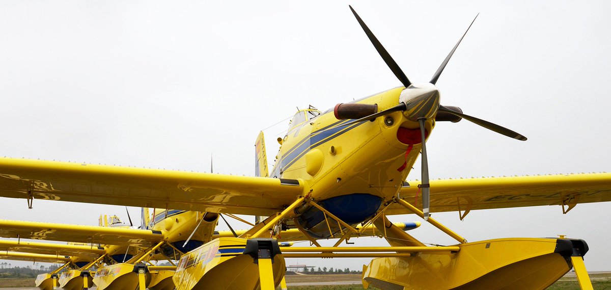 Somos una empresa referente mundial como proveedora de tecnología de vanguardia y de servicios aeronáuticos #AirTractorEurop #aeronáutica