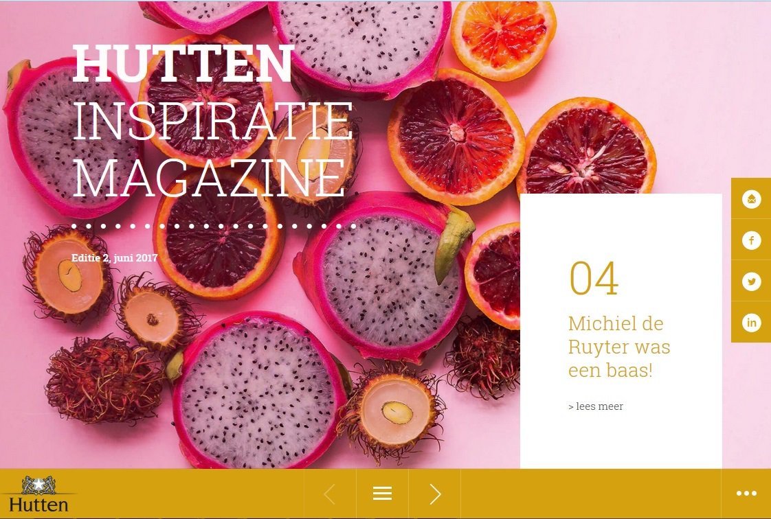 Omdat innovatie nooit stopt: een nieuw Hutten Inspiratiemagazine! hutteninspiratie.nl/magazine/inspi…