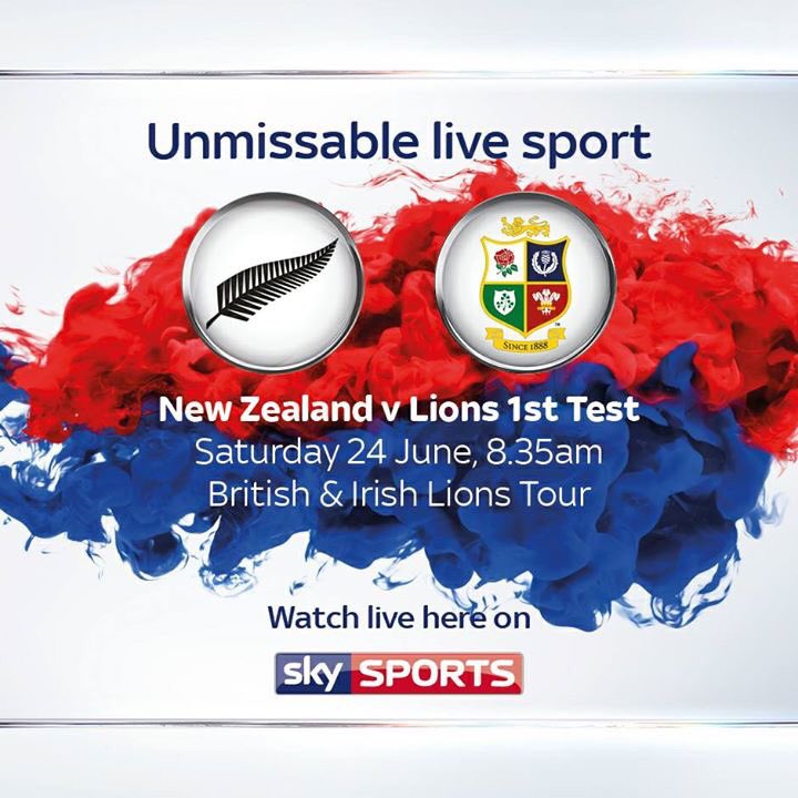Summer of sport continues with all ICC Trophy games live…later on in the month #lionsroar #Britishlionstour