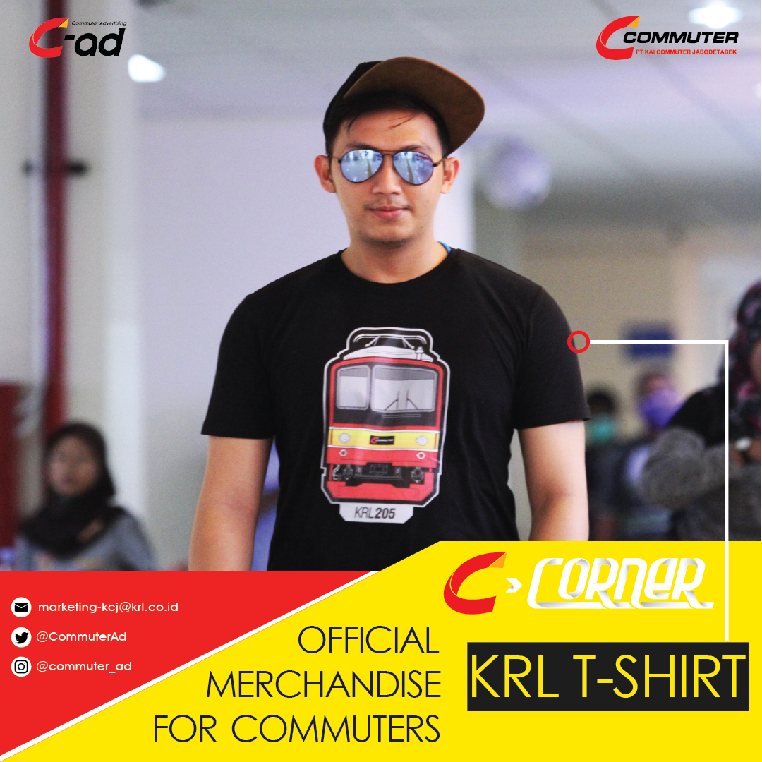 CommuterAd's tweet photo. T-shirt 205 produk C-Corner, T-Shirt ini menggambarkan perubahan KRL Commuter Line dgn kereta baru yang lebih modern
@CommuterLine

#Ccorner https://t.co/4STrYppMx6